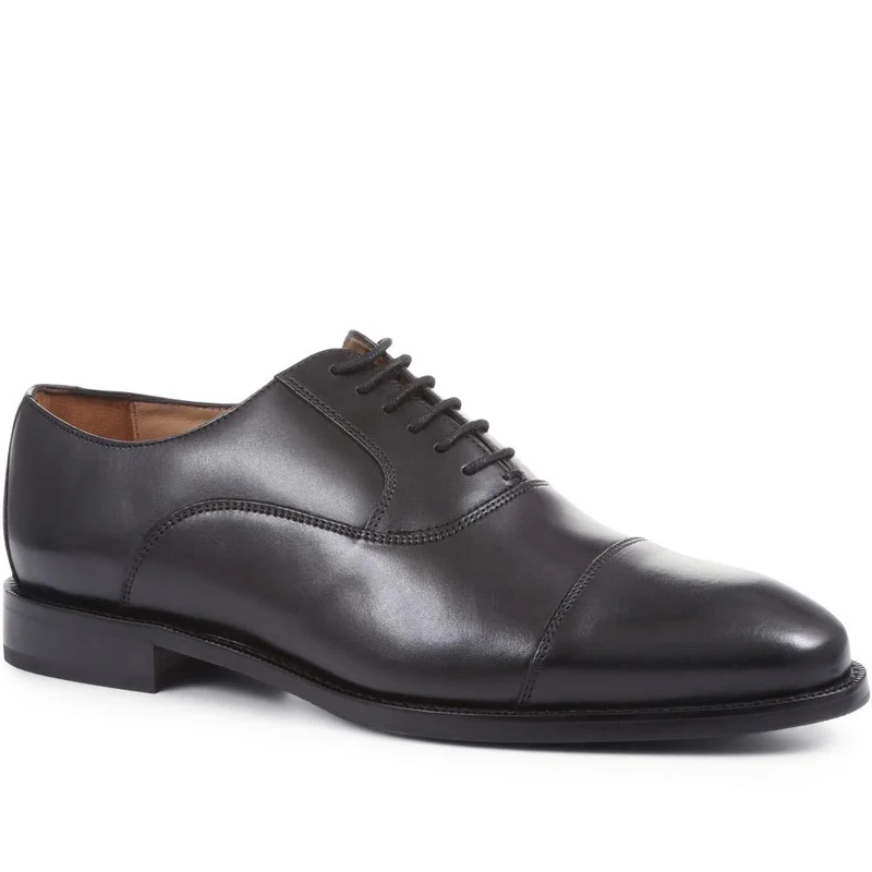 Matthew Wide Fit Oxford Shoes - MATTHEWWIDE / 322 835 - Black