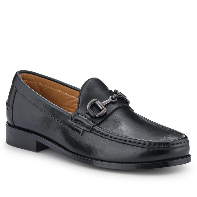 Roan Leather Slip-On Shoes - ROAN / 326 791 - Black