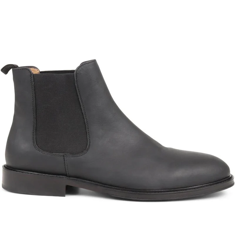 Debden Oiled Nubuck Leather Chelsea Boots - DEBDEN / 320 461