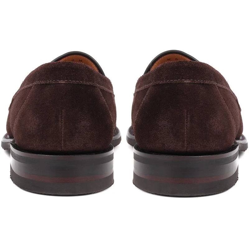 Imperial1 Goodyear Welted Leather Penny Loafers - IMPERIAL1 / 325 000 - Brown Suede