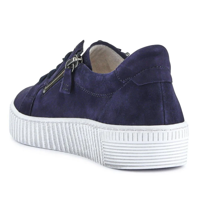 Wisdom Dual Zip Flatform Trainers - GAB31501 / 317 499 - Navy