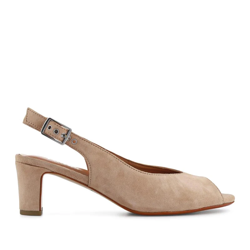 Xiomara Leather Slingback Court Shoes - XIOMARA / 327 552