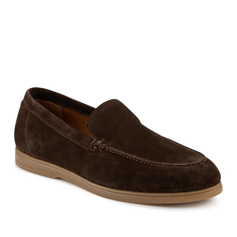 Raiden Suede Loafers - RAIDEN / 325 112 - Brown Suede
