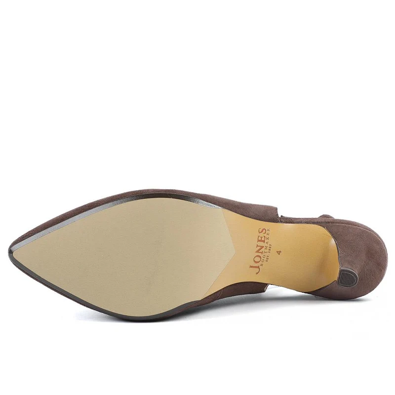 Zaria Slingback Heels - ZARIA / 325 142 - Choco Suede