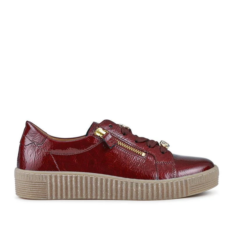 Gabor Leather Platform Trainers - GAB42508 / 327 747