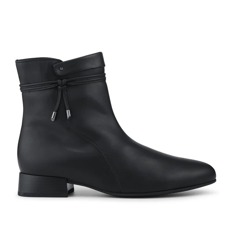 Gabor Leather Block Heel Ankle Boots - GAB42536 / 328 954