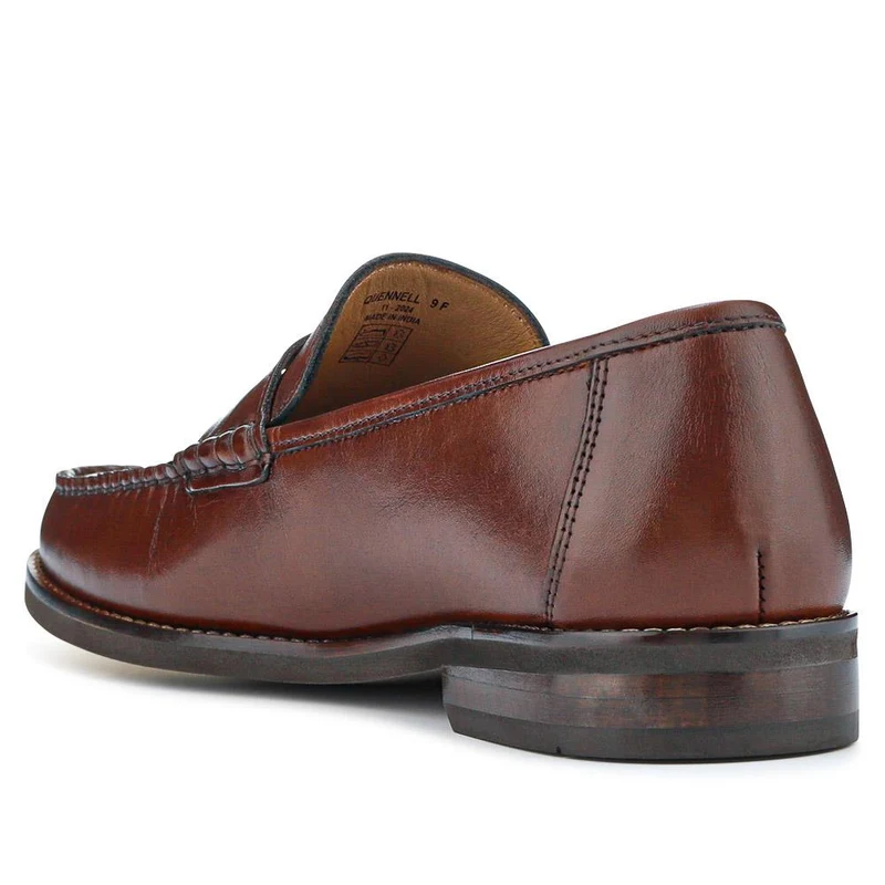 Quennell Leather Penny Loafers - QUENNELL / 326 786 - Chestnut