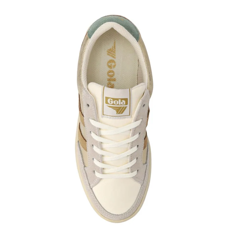 Gola Superslam Blaze Leather Trainers - JAC41502 / 326 753 - Gold