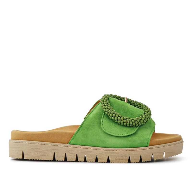 Everly Gabor Leather Chunky Mule Sandals - GAB41507 / 326 988