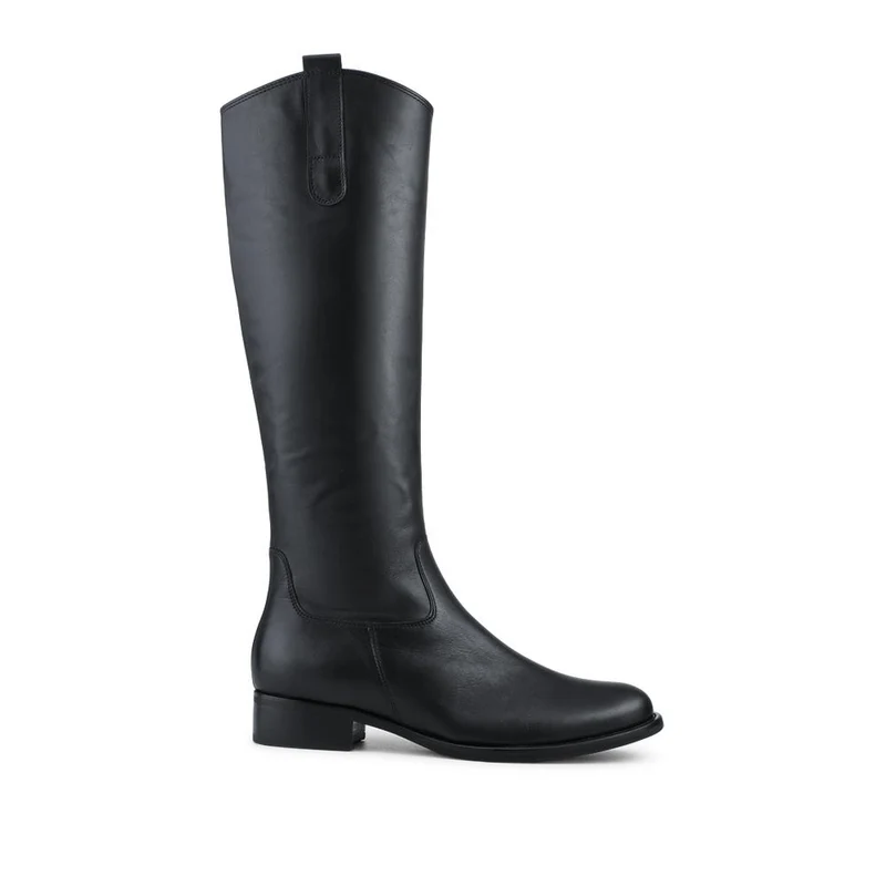 Brook Slim Gabor Calf Fit Leather Riding Boots - GAB28507 / 313 145 - Black