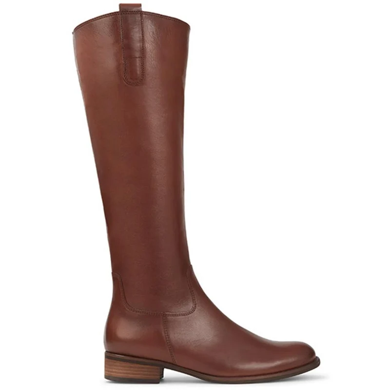 Brook Slim Gabor Calf Fit Leather Riding Boots - GAB28507 / 313 145 - Tan