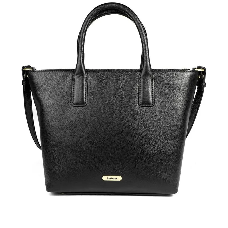 Barbour Birch Leather Tote Bag - BARBR42049 / 328 038 - Black