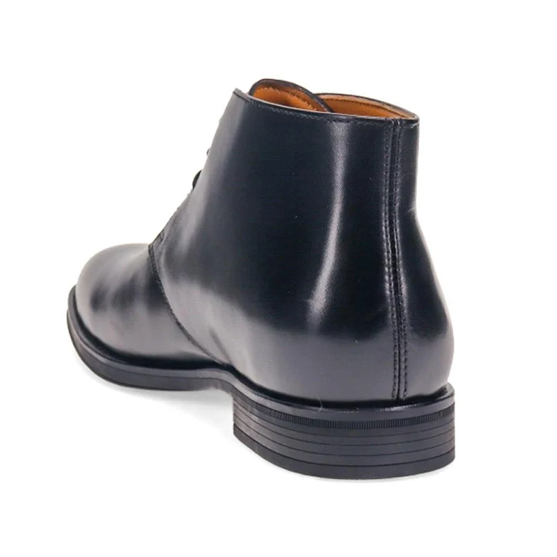 Gordon Lace-Up Leather Boots - GORDON / 325 896 - Black