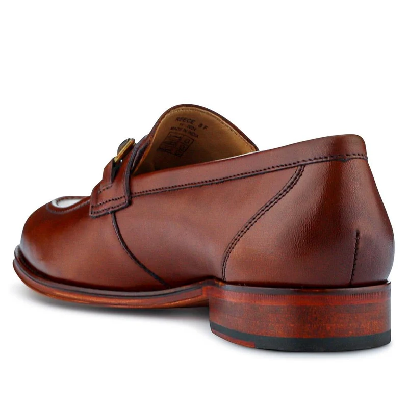 Reece Leather Loafers - REECE / 325 745 - Chestnut