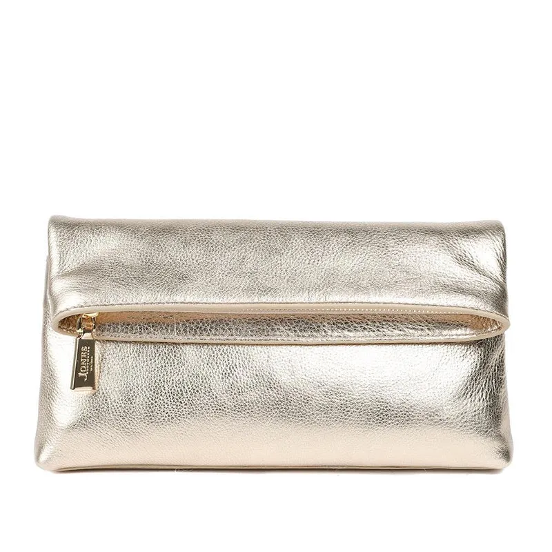 Wylie Fold-Over Metallic Clutch - WYLIE / 323 893