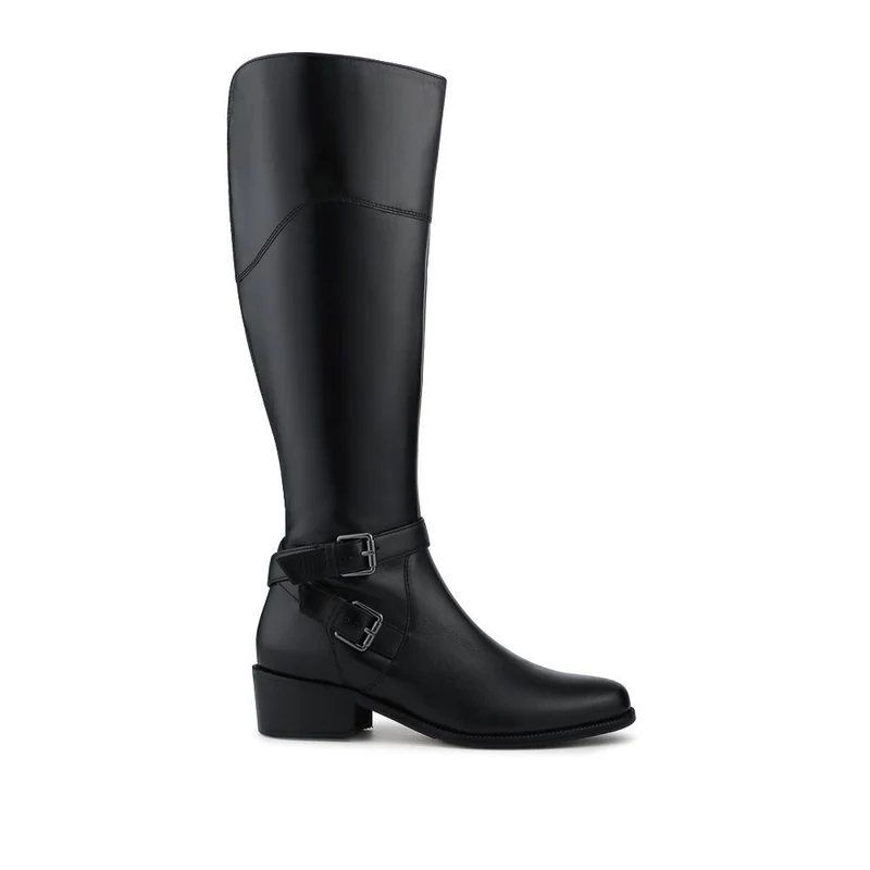 Phoebe Medium Calf-Fit Leather Long Boots - PHOEBE1M / 327 750