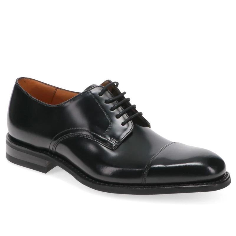Loake Smart Leather Derby Shoes - LOA39501 / 326 577 - Black