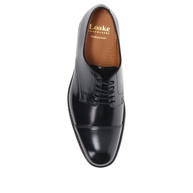 Loake Smart Leather Derby Shoes - LOA39501 / 326 577 - Black