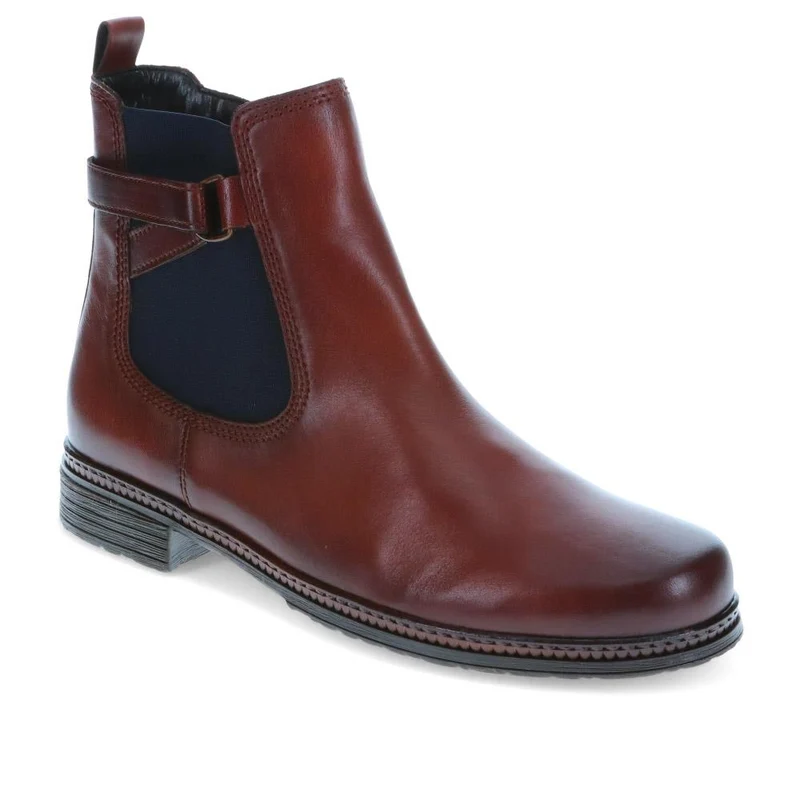 Nolene Gabor Buckle-Detailed Chelsea Boots - GAB40531 / 326 337 - Tan