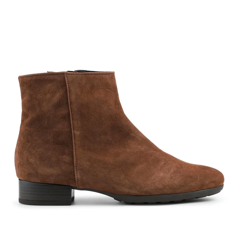 Buzz Gabor Smart Block Heel Leather Ankle Boots - GAB42519 / 327 885 - Tan