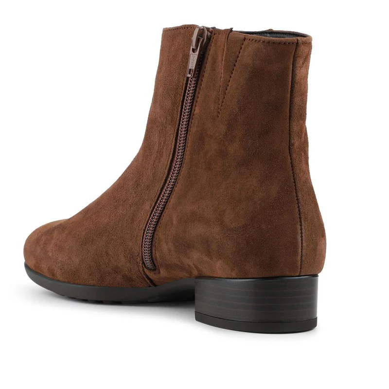 Buzz Gabor Smart Block Heel Leather Ankle Boots - GAB42519 / 327 885 - Tan