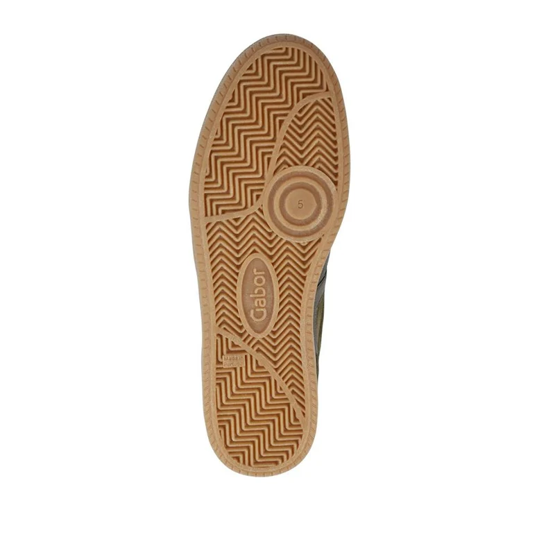 West Gabor Leather Trainers - GAB42507 / 327 746 - Olive Suede