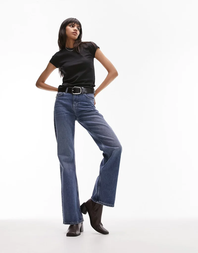 Topshop everyday tee in black