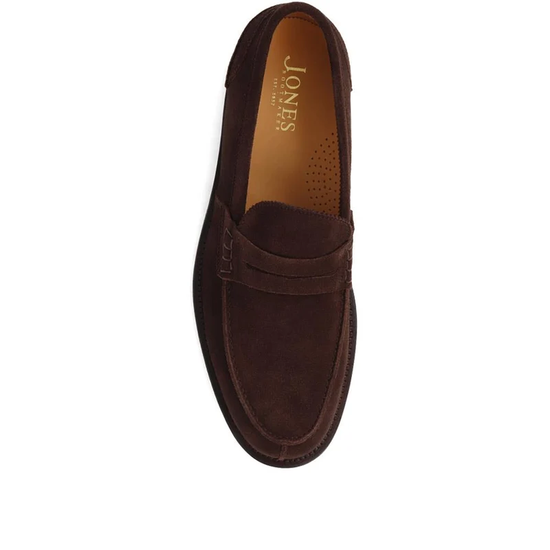 Chorleywood2 Leather Blake Stitched Penny Loafers - CHORLEYWOOD2 / 325 301 - Brown Suede