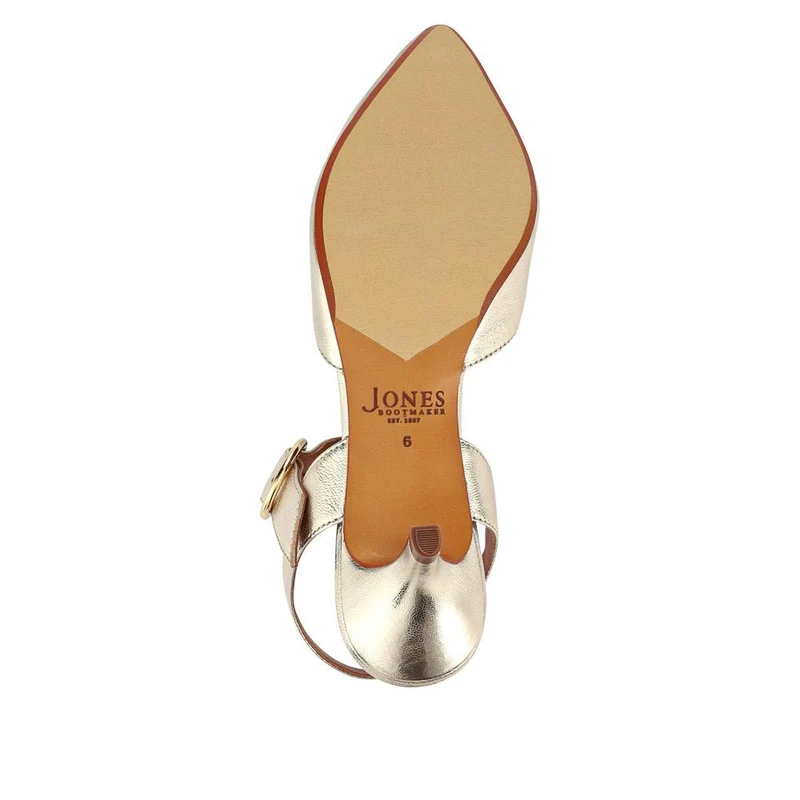 Yohanna Leather Court Shoes - YOHANNA / 325 144 - Gold