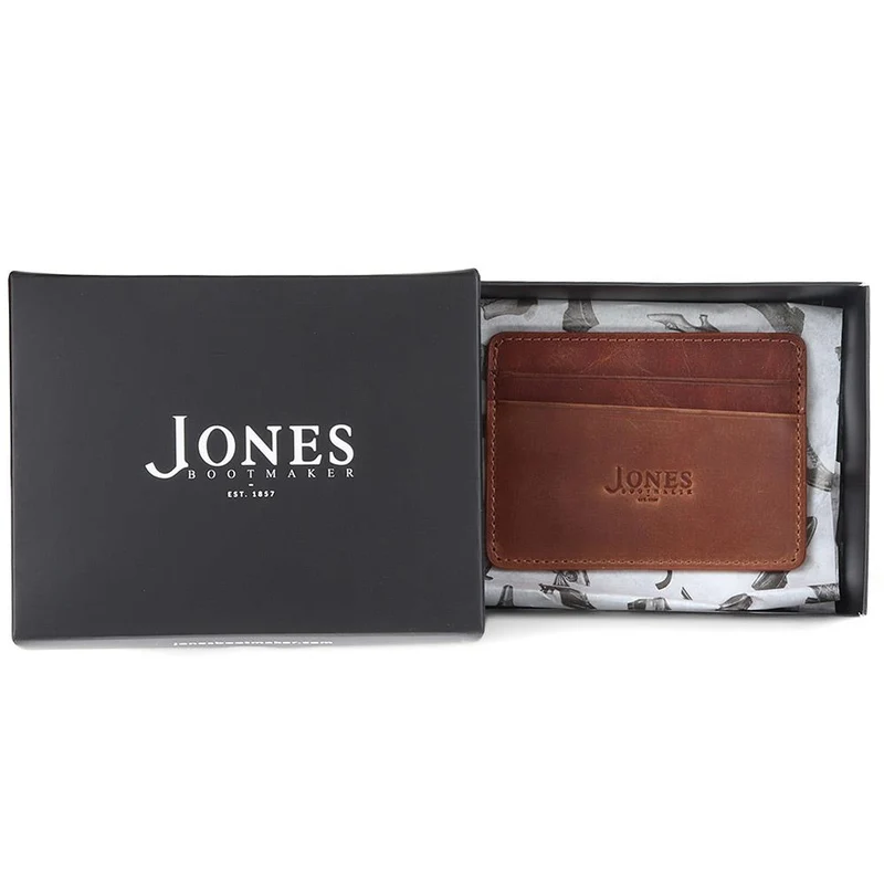 Leather Card Holder - CARDHOLDER3 / 323 795 - Tobacco