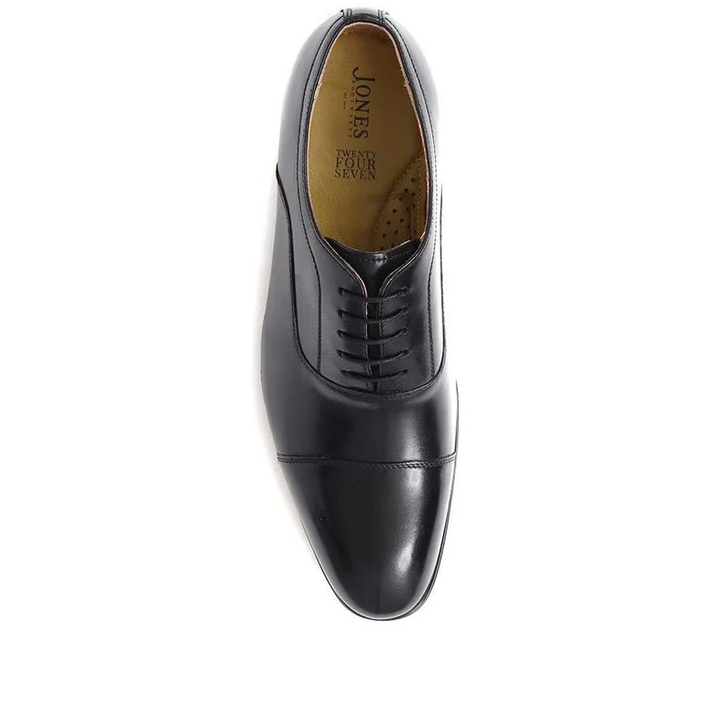 Middleham Leather Oxford Shoes - MIDDLEHAM / 323 640 - Black
