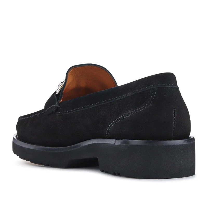 Orlana Leather Slip-On Moccasins - ORLANA / 327 593 - Black