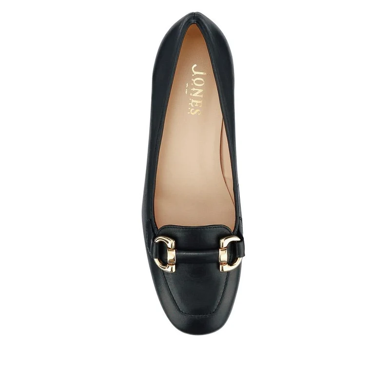 Editta Smart Leather Slip-On Shoes - EDITTA / 327 563 - Black