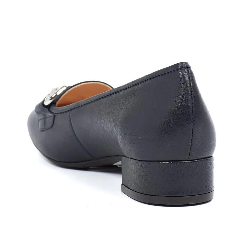 Editta Smart Leather Slip-On Shoes - EDITTA / 327 563 - Navy