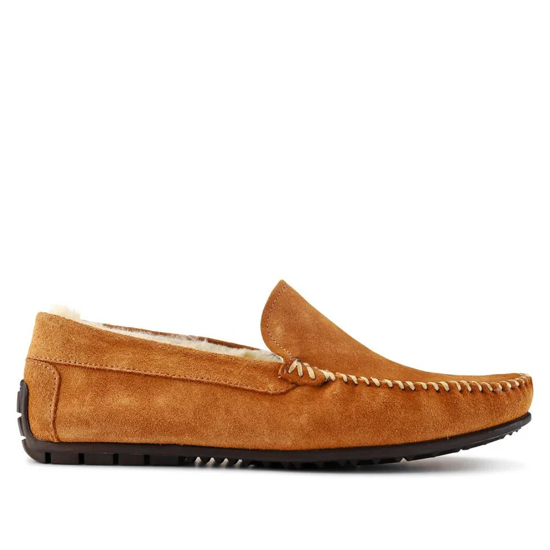 Zain Suede Full Slippers - ZAIN / 326 286 - Chestnut