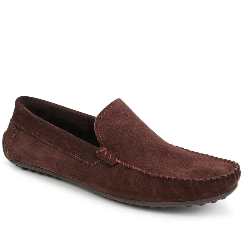 Zain Suede Full Slippers - ZAIN / 326 286 - Chocolate