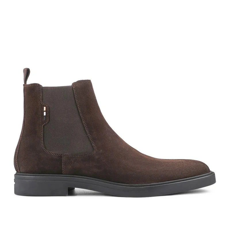 Hugo Boss Suede Leather Chelsea Boots - HUGO42505 / 327 812