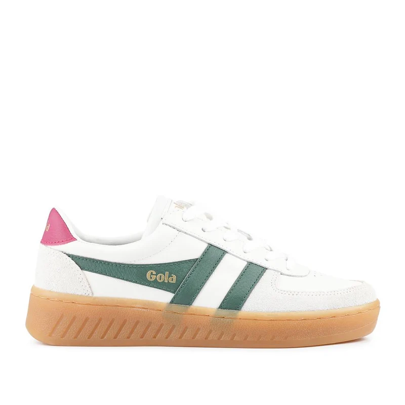 Gola Grandslam Elite Leather Trainers - JAC41501 / 326 752 - White-Emerald