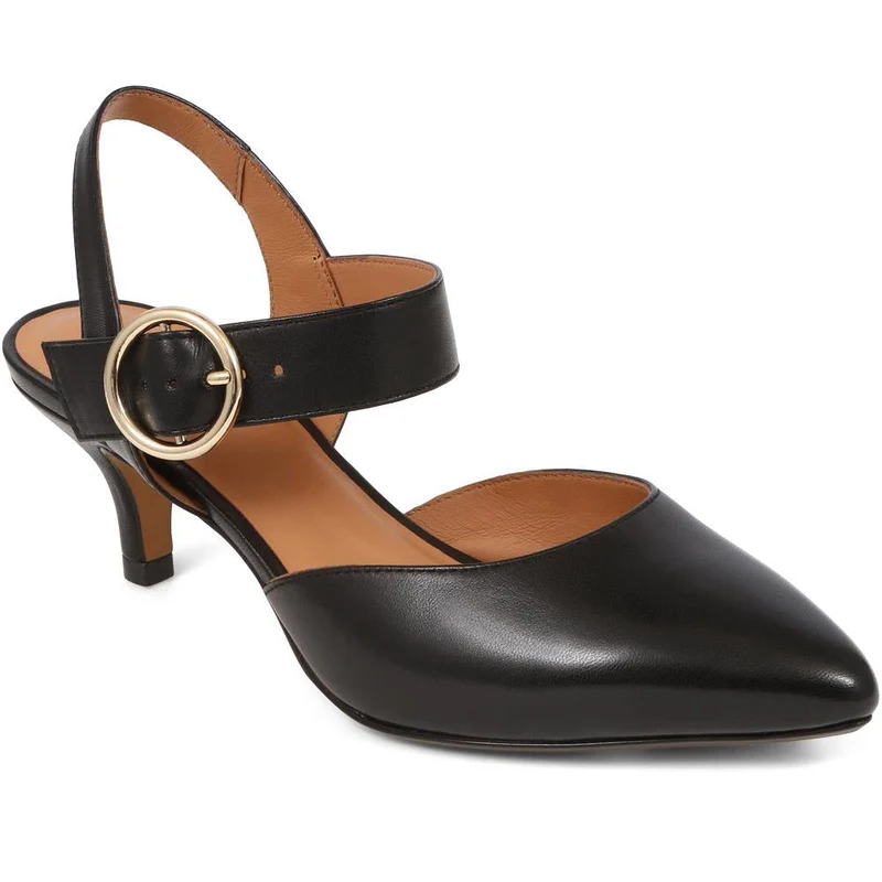 Yohanna Leather Court Shoes - YOHANNA / 325 144 - Black