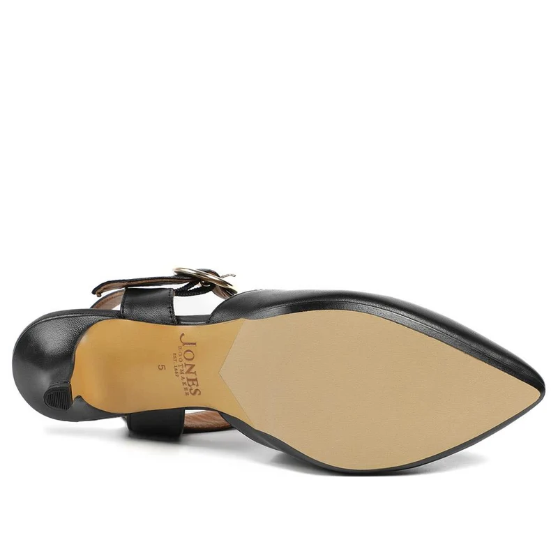 Yohanna Leather Court Shoes - YOHANNA / 325 144 - Black