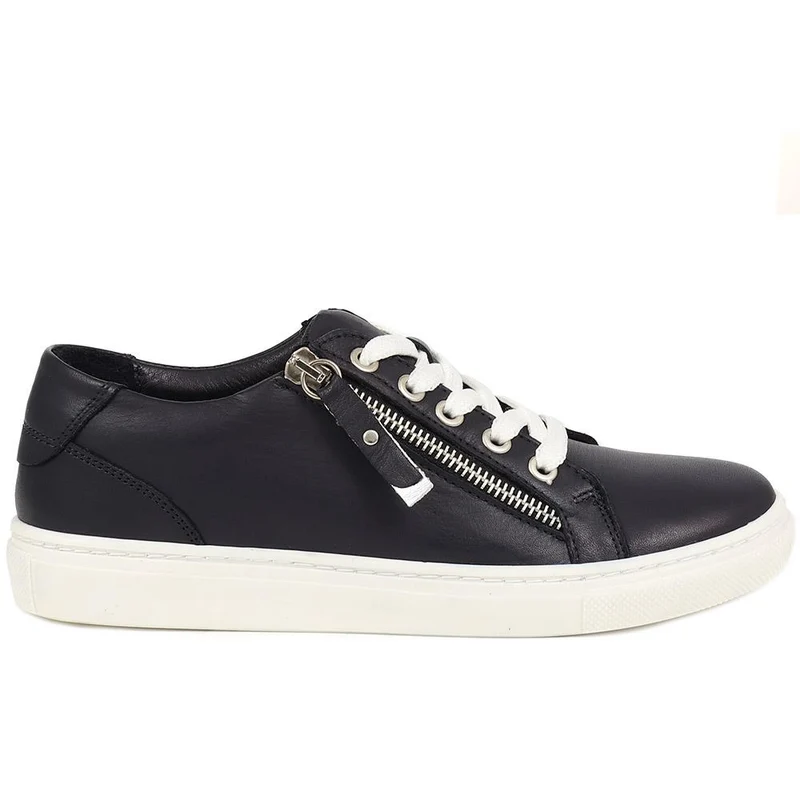 Padova2 Leather Lace-Up Trainers - PADOVA2 / 324 917 - Navy
