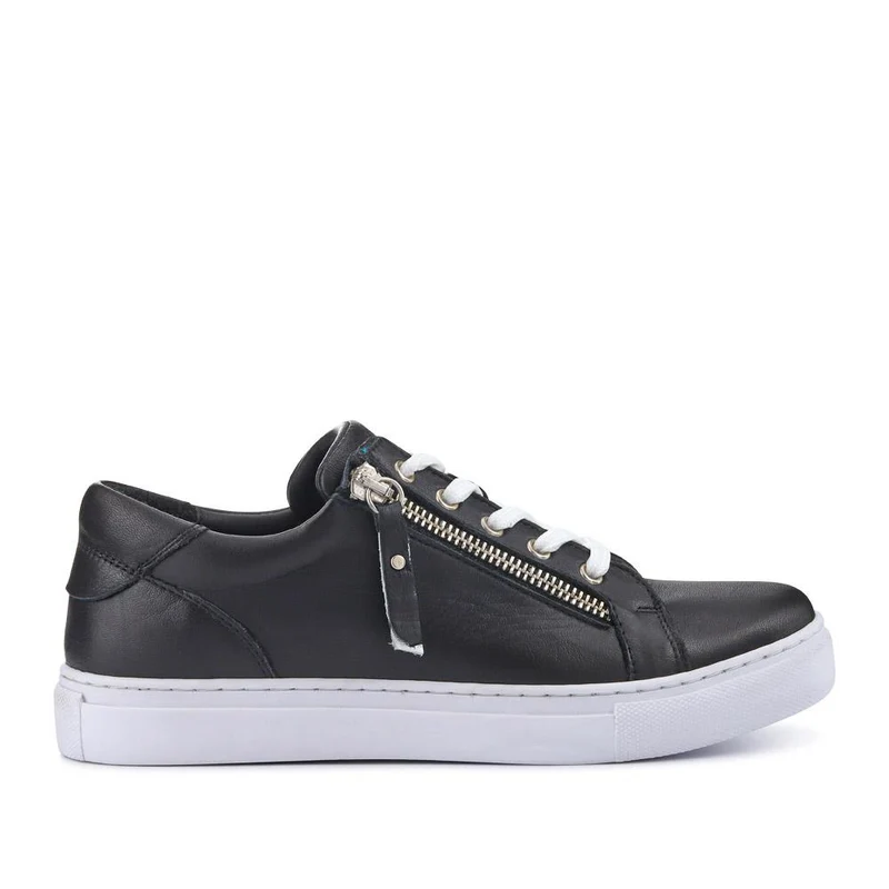 Padova2 Leather Lace-Up Trainers - PADOVA2 / 324 917 - Black