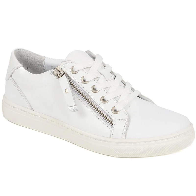 Padova2 Leather Lace-Up Trainers - PADOVA2 / 324 917 - White