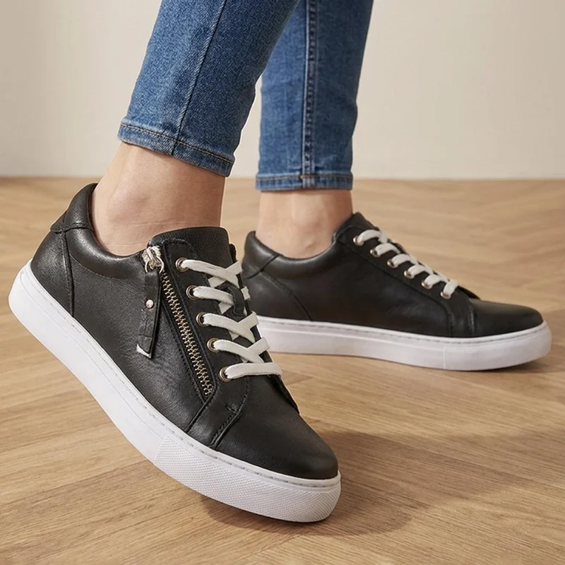 Padova2 Leather Lace-Up Trainers - PADOVA2 / 324 917 - Black