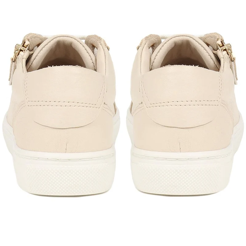 Padova2 Leather Lace-Up Trainers - PADOVA2 / 324 917 - Stone