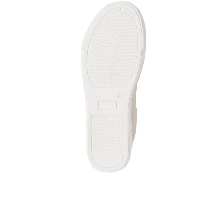 Padova2 Leather Lace-Up Trainers - PADOVA2 / 324 917 - Stone