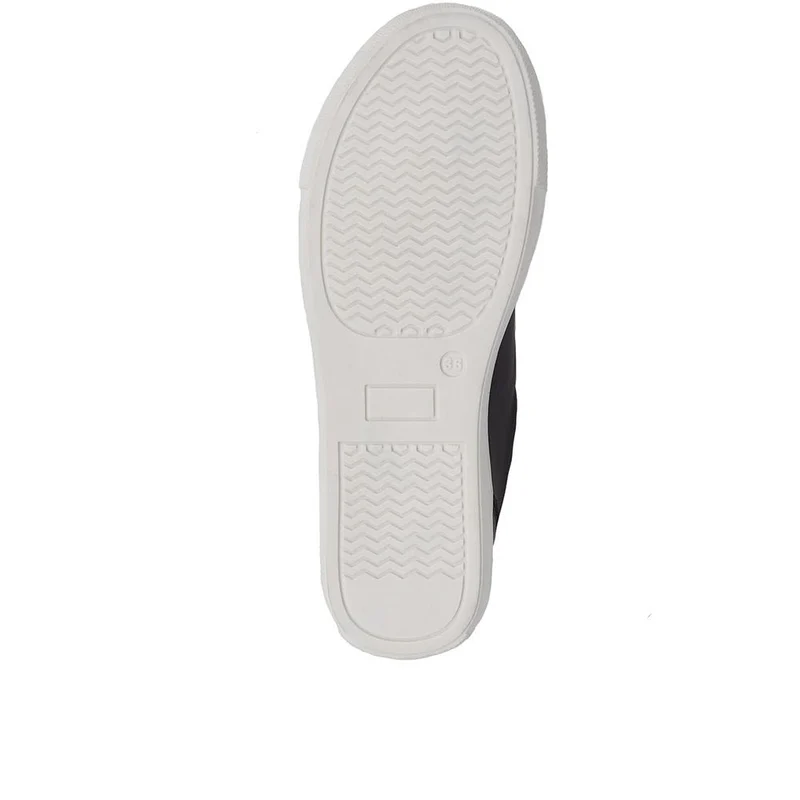 Padova2 Leather Lace-Up Trainers - PADOVA2 / 324 917 - Navy