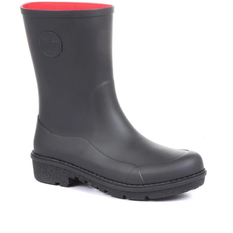 AH6 WonderWelly Short Wellington Boots - FITF32500 / 320 199 - Black