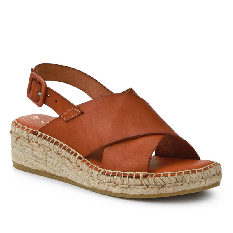 Jessa Leather Sandals - JESSA / 327 520 - Brown