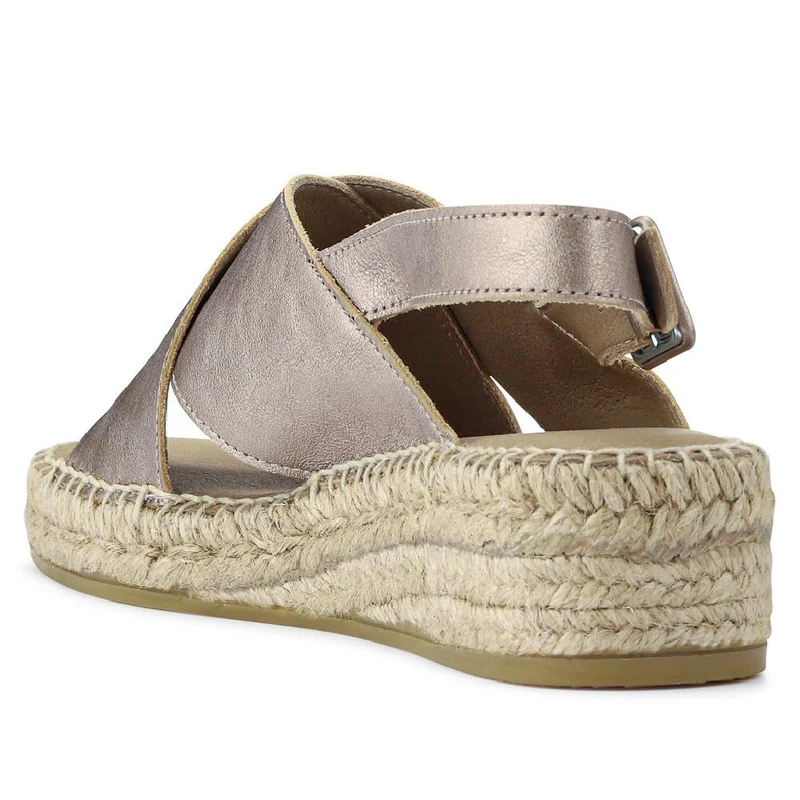 Jessa Leather Sandals - JESSA / 327 520 - Metallic Beige